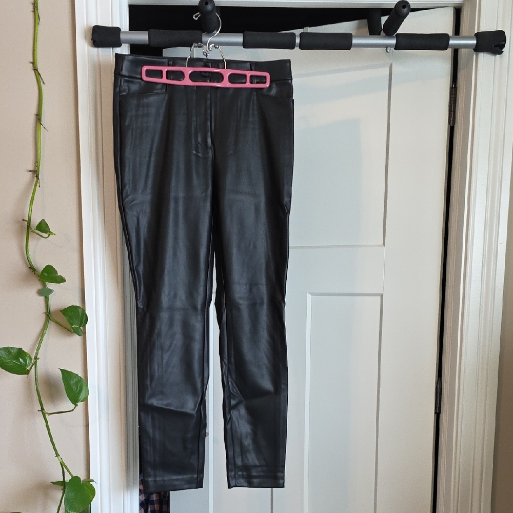 🆕️ LOFT Black Pleather Pants